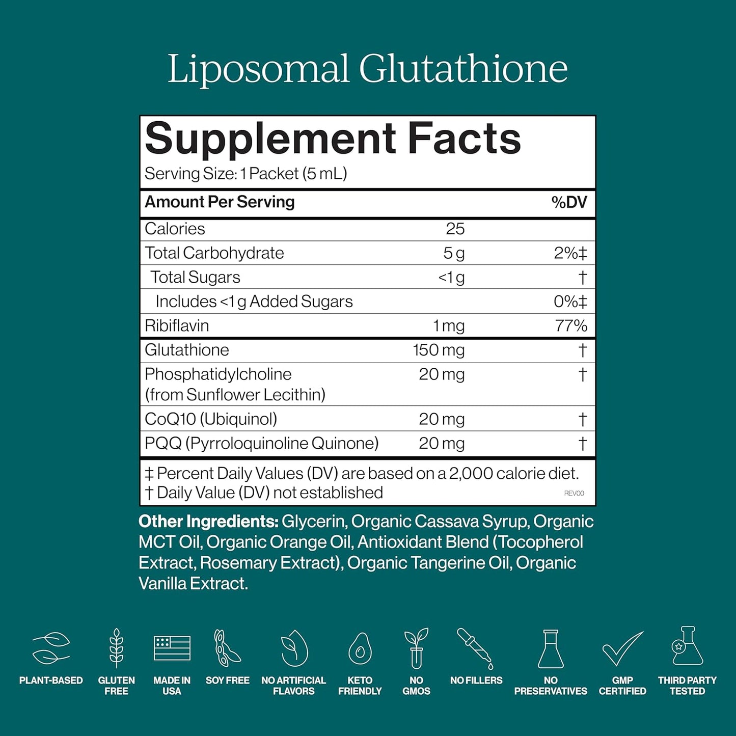 Liposomal Glutathione — 1 Month Supply